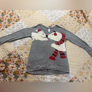 Justice Gray Top with Polar Bears